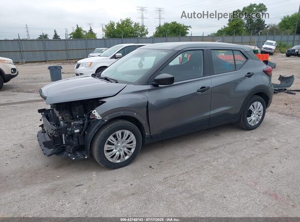 3N1CP5BVXML505473 2021 NISSAN KICKS Gray Przód lewy