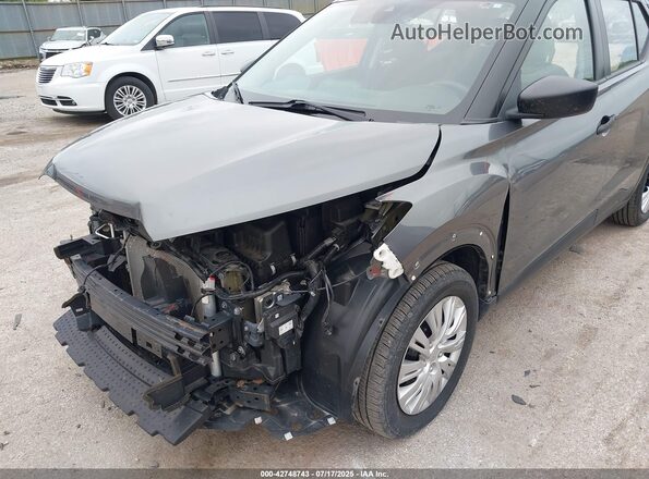 3N1CP5BVXML505473 2021 NISSAN KICKS Gray Widok z przodu