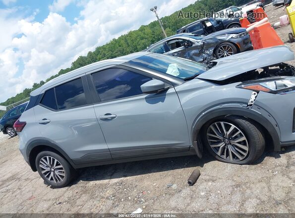 3N1CP5CV7ML524397 2021 NISSAN KICKS Gray Widok wnętrza z tyłu