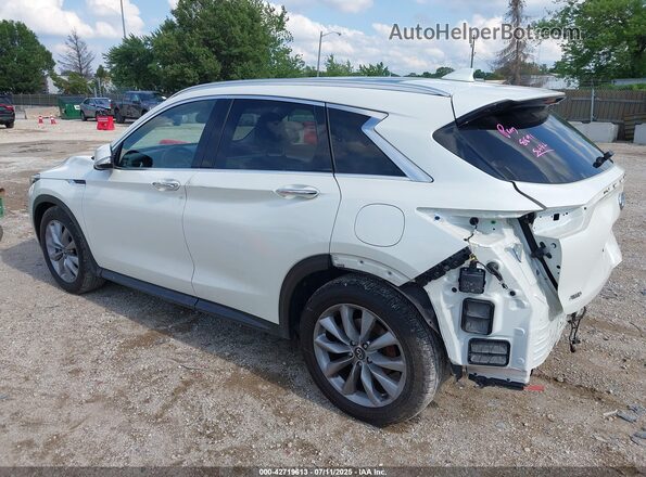 3PCAJ5CB0MF120500 2021 INFINITI QX50 White Задня ліва чверть