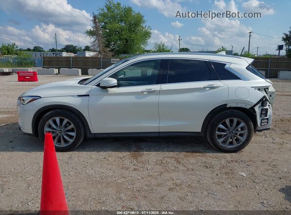 3PCAJ5CB0MF120500 2021 INFINITI QX50 White Панорамний вид салону 360°