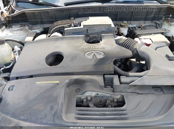 3PCAJ5CB0MF120500 2021 INFINITI QX50 White Вид ззаду