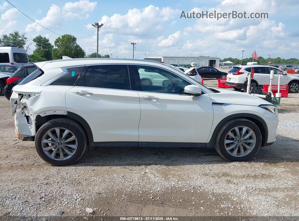3PCAJ5CB0MF120500 2021 INFINITI QX50 White Вид задньої частини салону