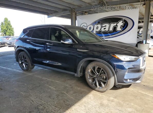 3PCAJ5DA3MF122019 2021 INFINITI QX50 Blue Առջևի աջ