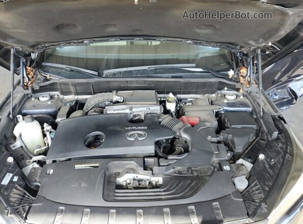 3PCAJ5DA3MF122019 2021 INFINITI QX50 Blue Սալոնի հետևի տեսք
