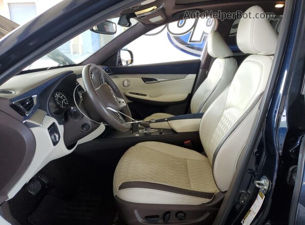 3PCAJ5DA3MF122019 2021 INFINITI QX50 Blue Սալոնի դիմացի տեսք