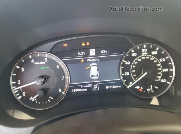 3PCAJ5DA3MF122019 2021 INFINITI QX50 Blue Սարքավորումների վահանակի տեսք