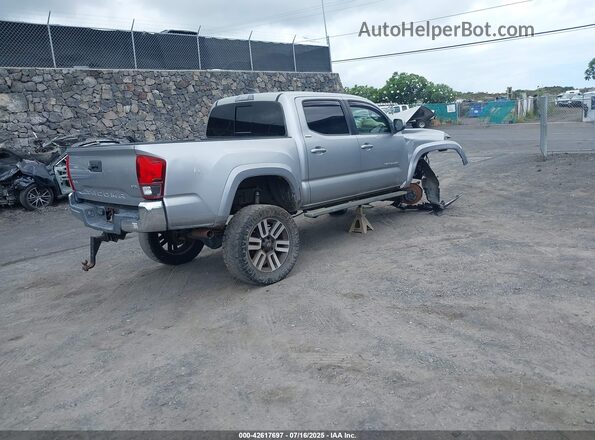 3TMCZ5AN0JM124066 2018 TOYOTA TACOMA Silver Tył prawy