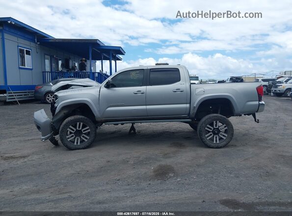 3TMCZ5AN0JM124066 2018 TOYOTA TACOMA Silver Widok wnętrza z tyłu