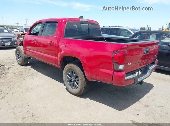 3TMCZ5AN5NM524792 2022 TOYOTA TACOMA Red Rear left