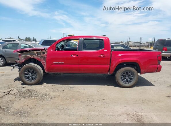 3TMCZ5AN5NM524792 2022 TOYOTA TACOMA Red 