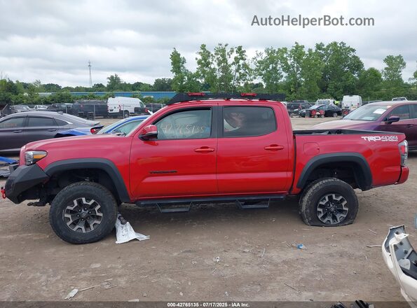 3TMCZ5AN9MM440876 2021 TOYOTA TACOMA Red Панорамний вид салону 360°
