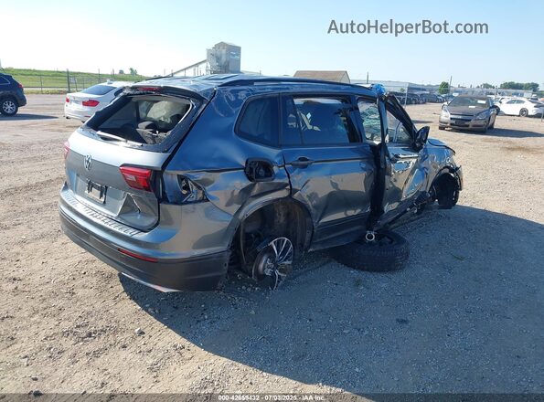 3VV1B7AX3MM034585 2021 VOLKSWAGEN TIGUAN Серый Задняя правая четверть