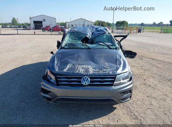 3VV1B7AX3MM034585 2021 VOLKSWAGEN TIGUAN Серый Вид задней части салона