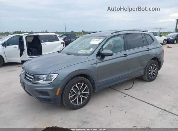 3VV1B7AX6MM040221 2021 VOLKSWAGEN TIGUAN Green Առջևի ձախ երեք քառորդ տեսարան