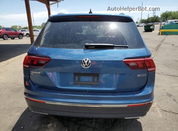 3VV2B7AX5LM180411 2020 VOLKSWAGEN TIGUAN Blue უკანა ხედი