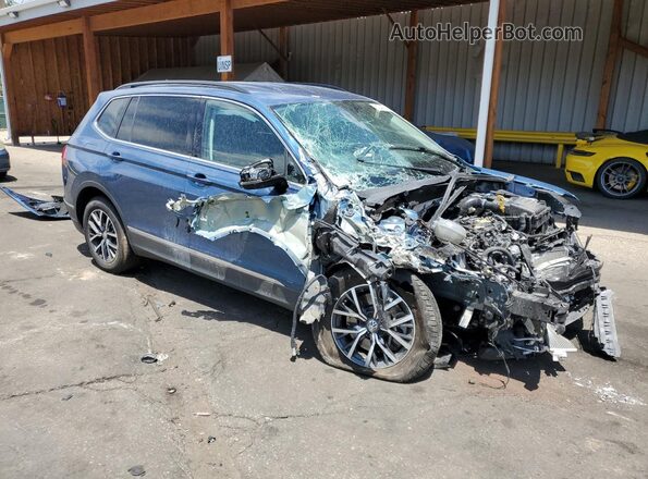 3VV2B7AX5LM180411 2020 VOLKSWAGEN TIGUAN Blue წინა მარჯვენა