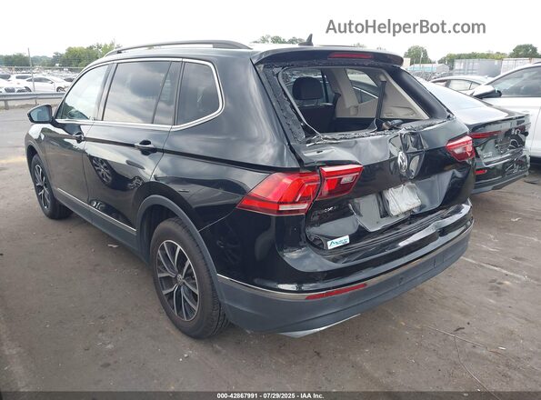 3VV3B7AX5MM095770 2021 VOLKSWAGEN TIGUAN Черный Задняя левая четверть