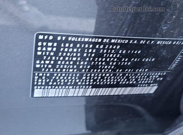 3VV3B7AX5RM107598 2024 VOLKSWAGEN TIGUAN  
