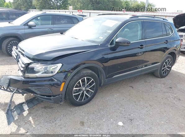 3VV3B7AX7MM043668 2021 VOLKSWAGEN TIGUAN Black Przód lewy