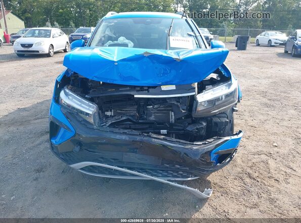 3VVVX7B20PM358345 2023 VOLKSWAGEN TAOS Blue Դիմացի տեսք