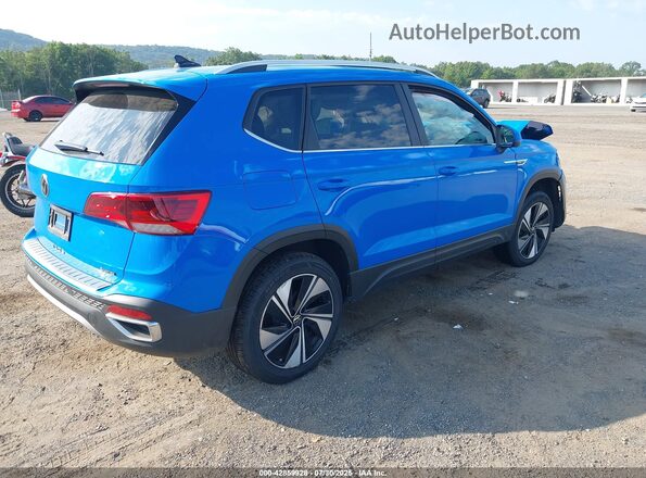 3VVVX7B20PM358345 2023 VOLKSWAGEN TAOS Blue Հետևի աջ