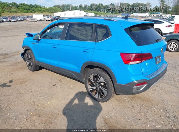 3VVVX7B20PM358345 2023 VOLKSWAGEN TAOS Blue Հետևի ձախ