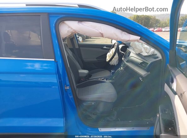 3VVVX7B20PM358345 2023 VOLKSWAGEN TAOS Blue Սալոնի դիմացի տեսք