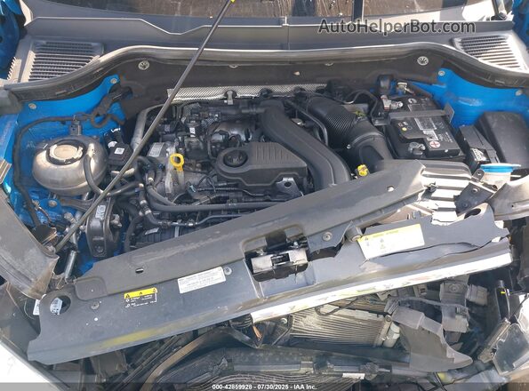 3VVVX7B20PM358345 2023 VOLKSWAGEN TAOS Blue Հետևի տեսք