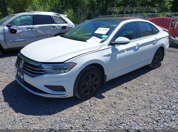 3VWC57BU5MM018422 2021 VOLKSWAGEN JETTA White წინა მარცხენა ხედი სამი მეოთხედიდან