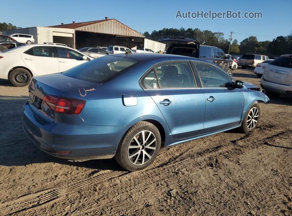3VWDB7AJ7HM227350 2017 VOLKSWAGEN JETTA Blue Rear right