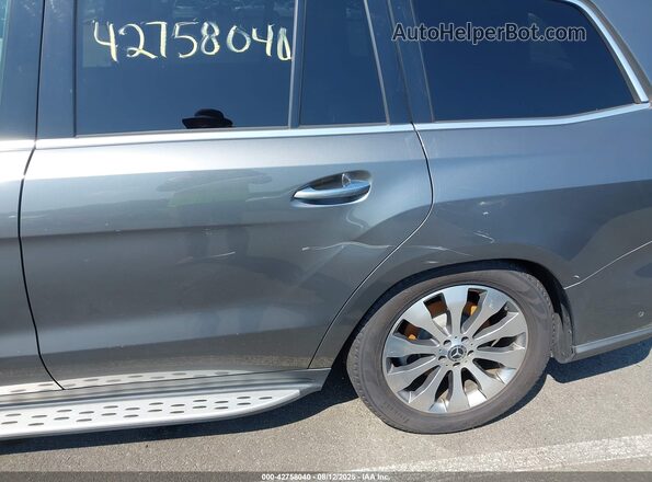 4JGDF6EE1JB027541 2018 MERCEDES-BENZ GLS 450 Gray წინა ხედი