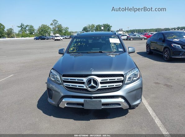 4JGDF6EE1JB027541 2018 MERCEDES-BENZ GLS 450 Gray წინა პანელის ხედი