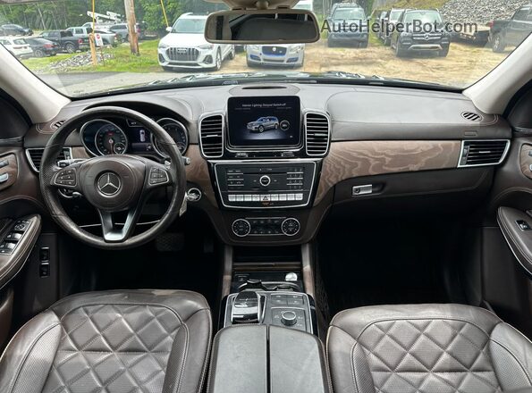 4JGDF7DE2KB207961 2019 MERCEDES-BENZ GLS-CLASS Black Widok tylnych siedzeń