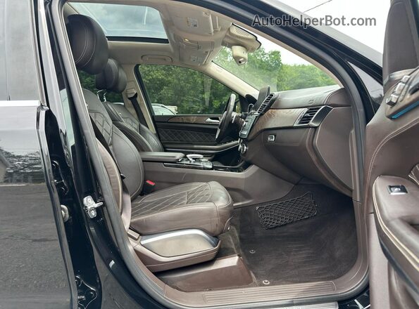 4JGDF7DE2KB207961 2019 MERCEDES-BENZ GLS-CLASS Black Widok wnętrza z przodu
