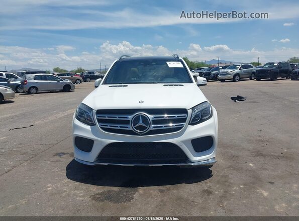 4JGDF7DE5HA925017 2017 MERCEDES-BENZ GLS 550 Белый Вид панели приборов