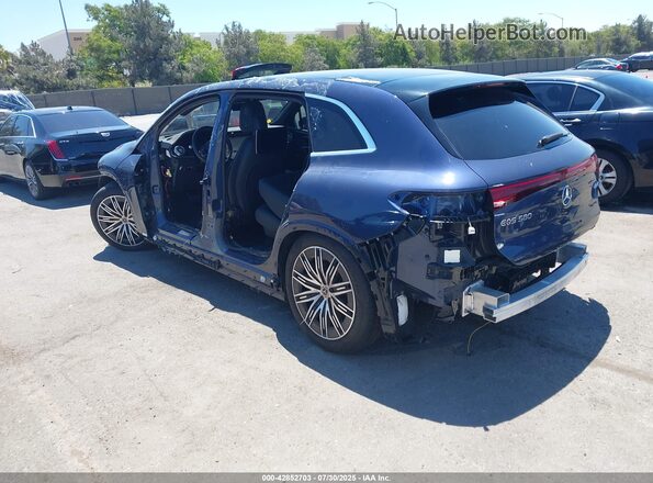 4JGDM4EB1PA018868 2023 MERCEDES-BENZ EQS 580 SUV Dark Blue Задня ліва чверть