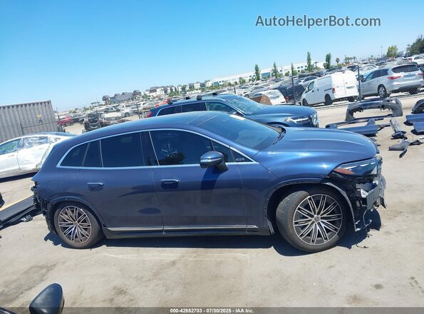 4JGDM4EB1PA018868 2023 MERCEDES-BENZ EQS 580 SUV Dark Blue Панорамний вид салону 360°