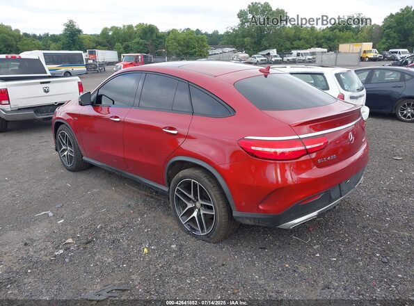 4JGED6EB4GA016371 2016 MERCEDES-BENZ GLE COUPE Red 