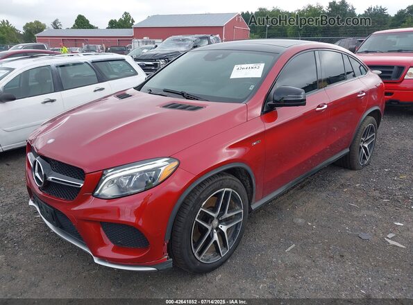4JGED6EB4GA016371 2016 MERCEDES-BENZ GLE COUPE Red 