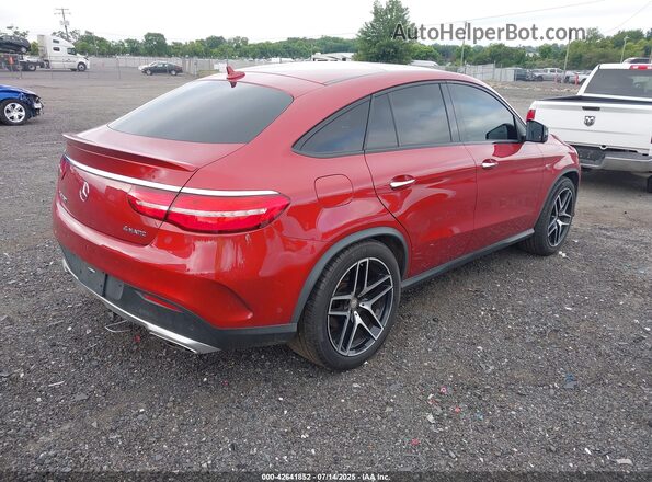 4JGED6EB4GA016371 2016 MERCEDES-BENZ GLE COUPE Red 