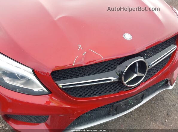 4JGED6EB4GA016371 2016 MERCEDES-BENZ GLE COUPE Red 