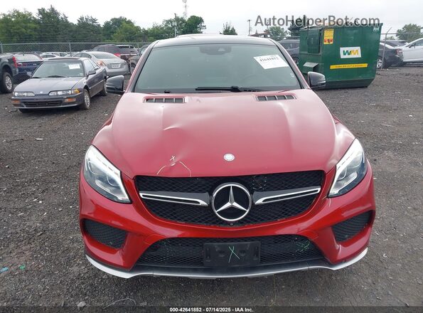 4JGED6EB4GA016371 2016 MERCEDES-BENZ GLE COUPE Red 