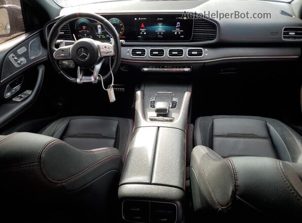 4JGFD6BB1MA364293 2021 MERCEDES-BENZ GLE Серебряный Вид панели приборов