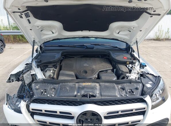 4JGFF5KE5MA434022 2021 MERCEDES-BENZ GLS 450 White Widok z tyłu