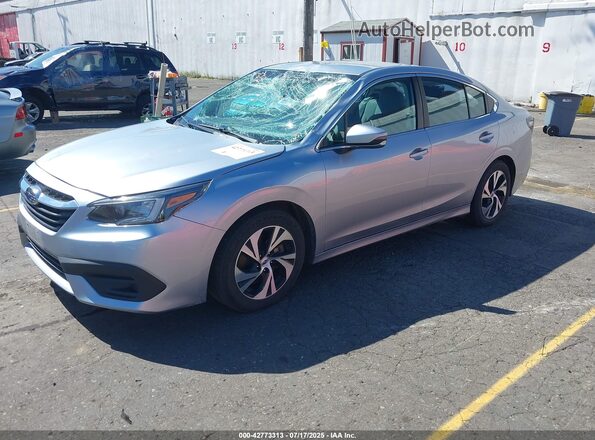 4S3BWAC67N3017137 2022 SUBARU LEGACY Silver წინა მარცხენა ხედი სამი მეოთხედიდან