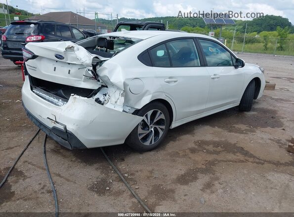 4S3BWAD64S3015145 2025 SUBARU LEGACY White Задня права чверть