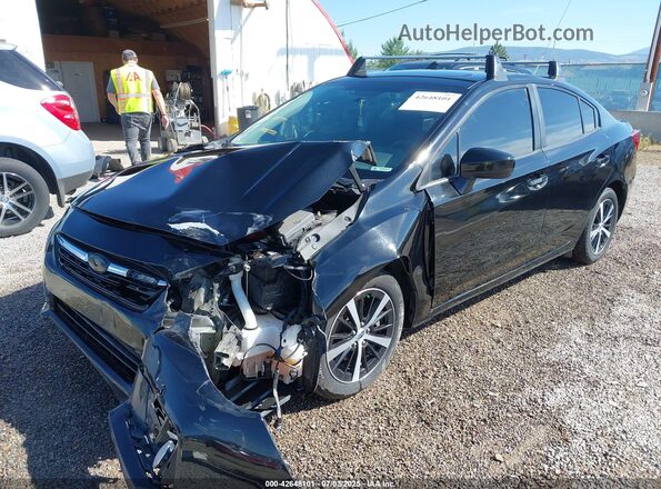 4S3GKAD65P3604150 2023 SUBARU IMPREZA Black წინა მარცხენა ხედი სამი მეოთხედიდან