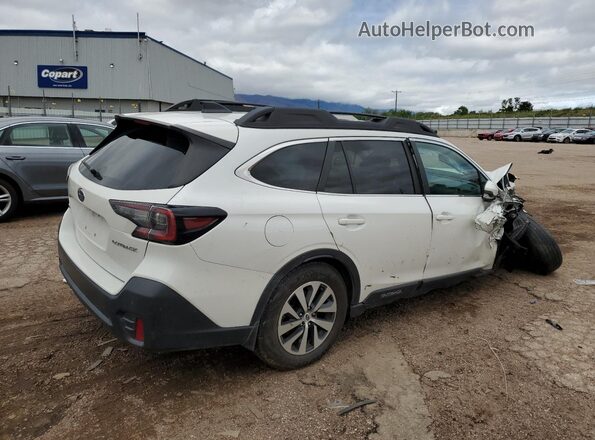 4S4BTACC9M3225240 2021 SUBARU OUTBACK White Tył prawy