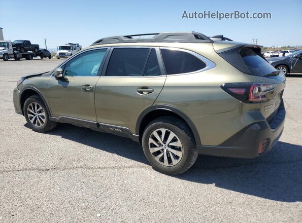 4S4BTADC8M3113916 2021 SUBARU OUTBACK Зеленый Задняя левая четверть